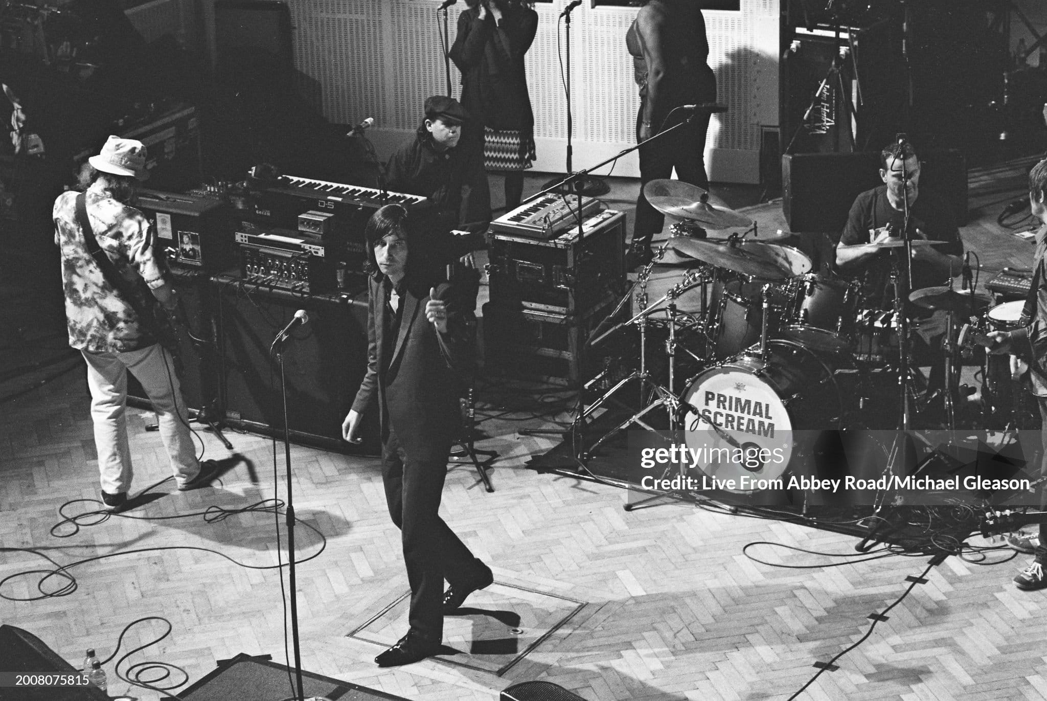 Bobby Gillespie of Primal Scream on TV show Live From Abbey Road, Abbey Road Studios, London, 1st September 2006. (Photo by Live From Abbey Road/Michael Gleason/Getty Images)