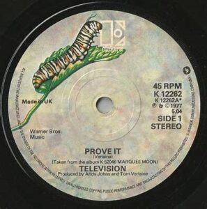Television（1977頃）<br><span class="loop-subtitle">Prove It</span>